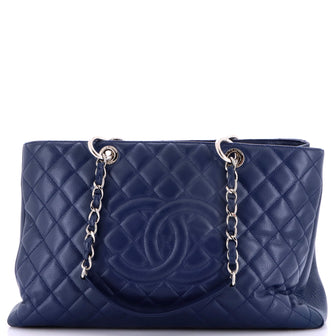 Chanel Grand Shopping Tote Quilted Caviar XL