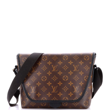 Louis Vuitton Magnetic Messenger Bag Macassar Monogram Canvas