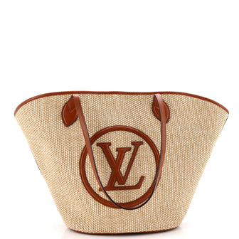 Louis Vuitton Saint Jacques NM Handbag Raffia and Leather