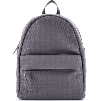 Christian Louboutin Zip N Flap Backpack Monogram Jacquard