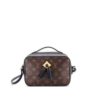 Louis Vuitton Saintonge Handbag Monogram Canvas with Leather