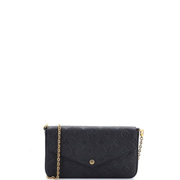 Louis Vuitton Felicie Pochette Monogram Empreinte Leather