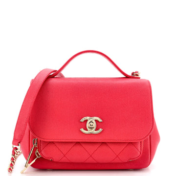 Chanel Business Affinity Flap Bag Quilted Caviar Mini