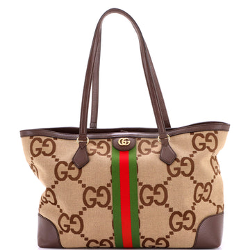 Gucci Ophidia Shopping Tote Jumbo GG Canvas Medium