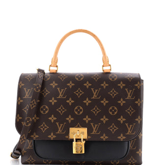 Louis Vuitton Marignan Handbag Monogram Canvas with Leather