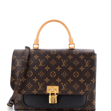 Louis Vuitton Marignan Handbag Monogram Canvas with Leather