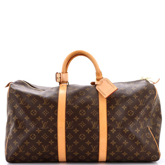 Louis Vuitton Keepall Bandouliere Bag Monogram Canvas 50