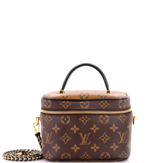 Louis Vuitton Vanity Handbag Reverse Monogram Canvas PM