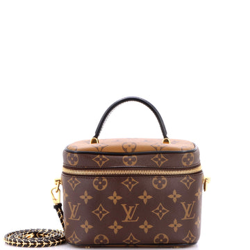 Louis Vuitton Vanity Handbag Reverse Monogram Canvas PM