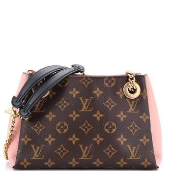 Louis Vuitton Surene Handbag Monogram Canvas with Leather BB