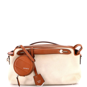 Fendi By The Way Satchel Canvas and Leather Small