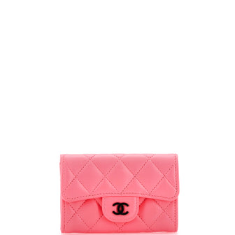 Chanel Classic Flap Card Case Quilted Lambskin