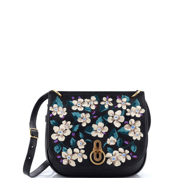 Mulberry Amberley Crossbody Bag Embroidered Leather Medium