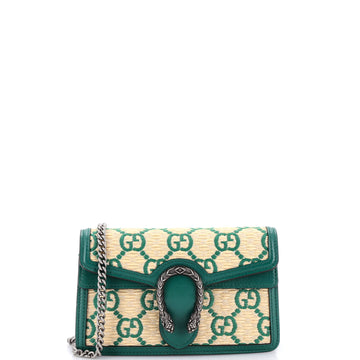 Gucci Dionysus Bag GG Straw Super Mini