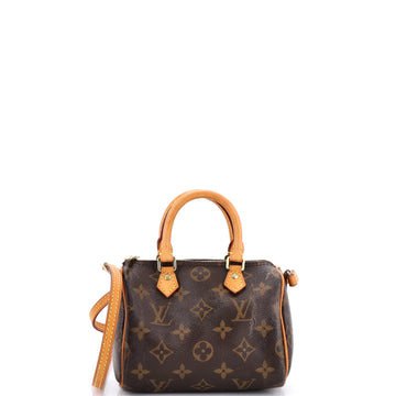 Louis Vuitton Speedy Bandouliere Bag Monogram Canvas Nano