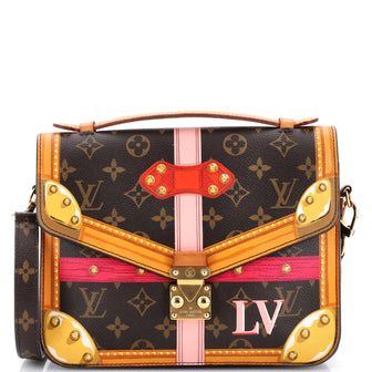 Louis Vuitton Pochette Metis Limited Edition Summer Trunks Monogram Canvas