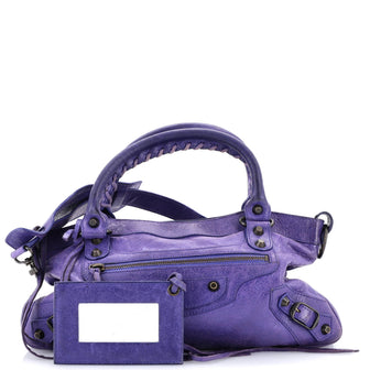 Balenciaga First Classic Studs Bag Leather