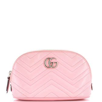 Gucci GG Marmont Cosmetic Case Matelasse Leather Large