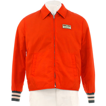 Gucci Men's Logo Reversible Zip Jacket GG Polyamide