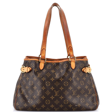 Louis Vuitton Batignolles Handbag Monogram Canvas Horizontal