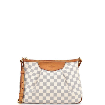 Louis Vuitton Siracusa Handbag Damier PM