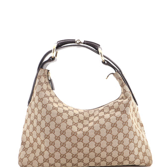 Gucci Horsebit Hobo GG Canvas Medium