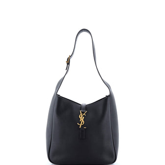Saint Laurent Le 5 a 7 Supple Hobo Leather Small