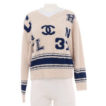 Chanel Women's Iconic Varsity Sweater Cotton Blend