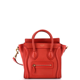 Celine Luggage Bag Smooth Leather Nano