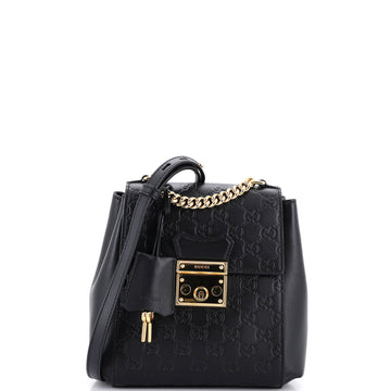 Gucci Padlock Backpack Guccissima Leather Mini