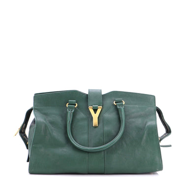 Saint Laurent Chyc Cabas Tote Leather Medium
