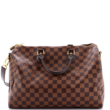 Louis Vuitton Speedy Bandouliere Bag Damier 35