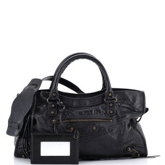 Balenciaga City Classic Studs Bag Leather Medium
