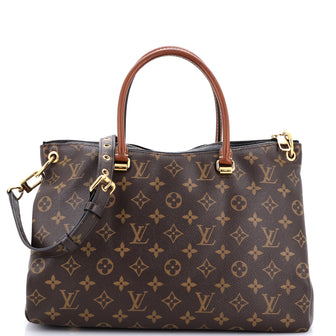 Louis Vuitton Pallas Tote Monogram Canvas with Leather