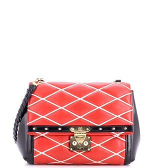 Louis Vuitton Pochette Flap Handbag Malletage Leather