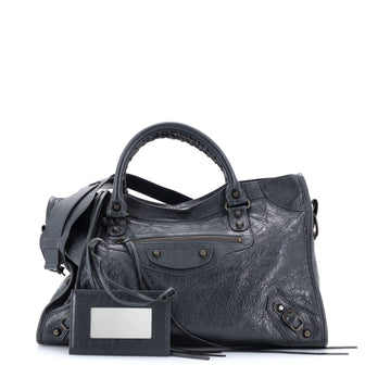 Balenciaga City Classic Studs Bag Leather Medium