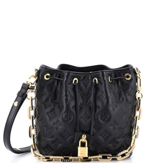 Louis Vuitton Coussin Bucket Bag Monogram Embossed Lambskin
