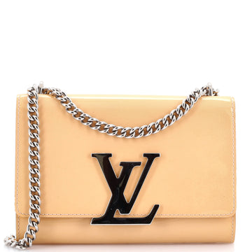 Louis Vuitton Chain Louise Clutch Patent MM