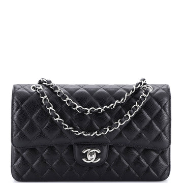 Chanel Classic Double Flap Bag Quilted Caviar Medium