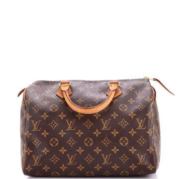 Louis Vuitton Speedy Handbag Monogram Canvas 30