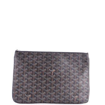 Goyard Senat Zip Pouch Coated Canvas MM