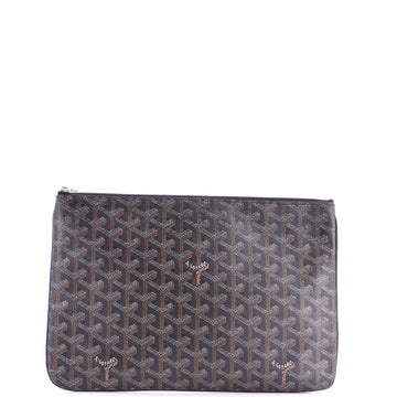 Goyard Senat Zip Pouch Coated Canvas MM