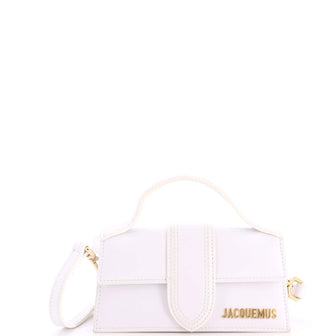 Jacquemus Le Bambino Top Handle Flap Bag Leather Long