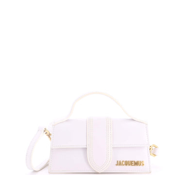 Jacquemus Le Bambino Top Handle Flap Bag Leather Long