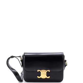Celine Triomphe Shoulder Bag Smooth Calfskin Teen