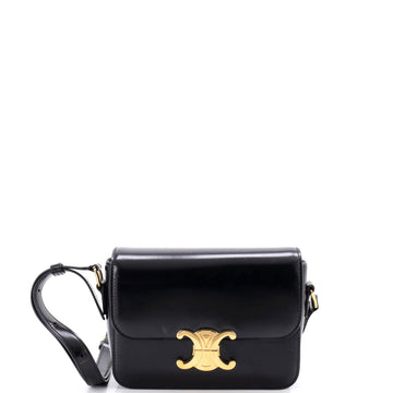 Celine Triomphe Shoulder Bag Smooth Calfskin Teen