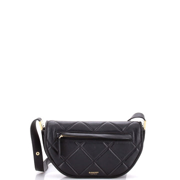 Burberry Olympia Flap Bag Quilted Leather Small