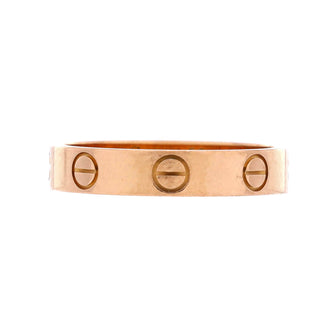Cartier Love Wedding Band Ring 18K Rose Gold