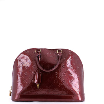 Louis Vuitton Alma Handbag Monogram Vernis GM
