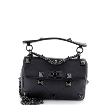 Valentino Garavani Roman Stud Flap Bag Quilted Leather Medium